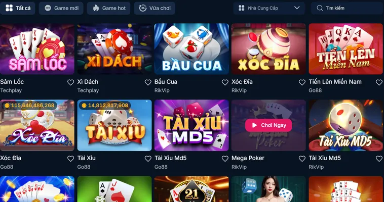Đa Dạng Trò Chơi Trực Tuyến Hấp Dẫn Nhất Hiện Nay Với Game Bài RikBet