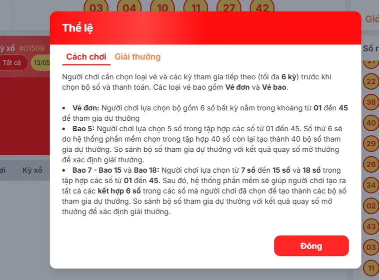 Mega 645 Tại RikBet Cơ Hội Sở Hữu Giải Thưởng Jackpot Khủng Lên Tới 50 Tỷ