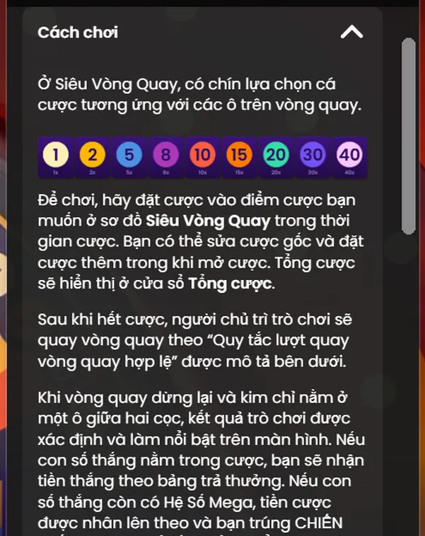 Mega Wheel Live Tại RikBet Đẳng Cấp Sòng Bài Thượng Lưu Hàng Đầu Việt Nam