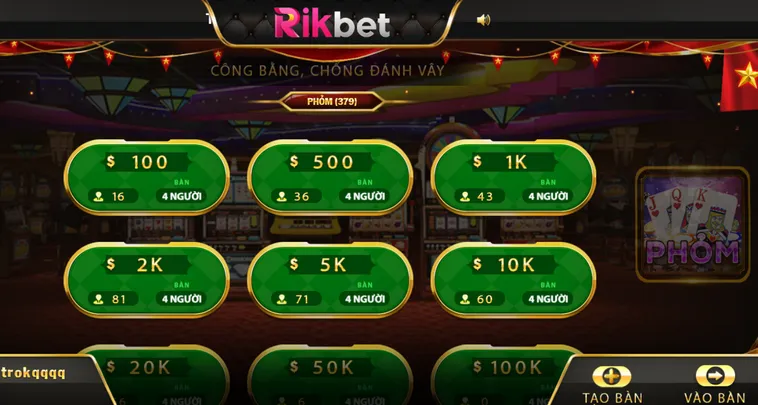 Kinh Nghiệm Chơi Phỏm Tại RikBet Đỉnh Cao Giúp Người Chơi Làm Giàu Nhanh Chóng